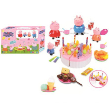 Favory Pink Pig Birthday Cake Juguetes con Luz